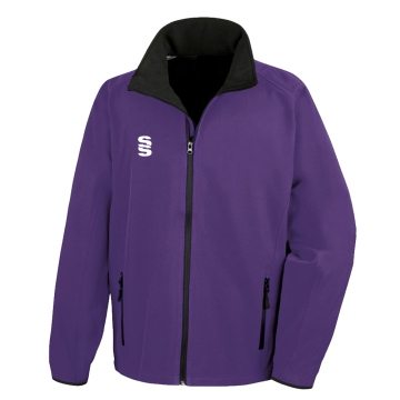 Core printable softshell jacket - Purple